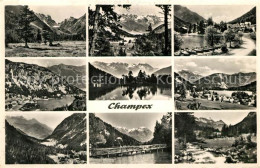 13195829 Champex-Lac Fliegeraufnahmen Seepartien Champex-Lac - Autres & Non Classés