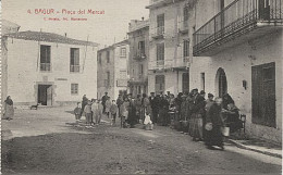 X126033BIS MUY RARO CATALUNYA GERONA GIRONA BAJO AMPURDAN BAIX EMPORDA BAGUR BEGUR PLACA DEL MERCAT - Gerona