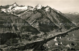 13193009 Zermatt VS Riffelalp Zinalrothorn Weisshorn Mettelhorn Zermatt VS - Sonstige & Ohne Zuordnung