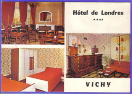 Carte Postale 03. Vichy  Hôtel De Londres   Très Beau Plan - Vichy