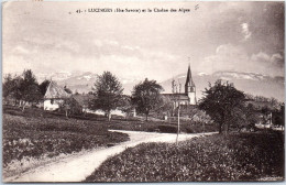74 LUCINGES - Entree Du Village Et Chaine Des Alpes  - Other & Unclassified