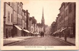 69 VILLEFRANCHE - La Rue Nationale.  - Villefranche-sur-Saone
