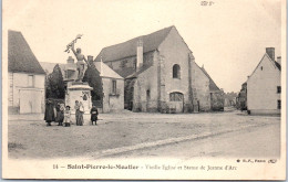 58 SAINT PIERRE LE MOUTIER - Vieille Eglise Et Statue De J D'arc - Other & Unclassified