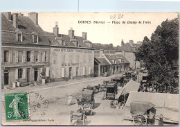 58 DORNES - La Place Du Champ De Foire -  - Other & Unclassified