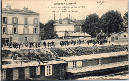51 EPERNAY - Sortie Des Ateliers Du Chemin De Fer De L'Est - Epernay