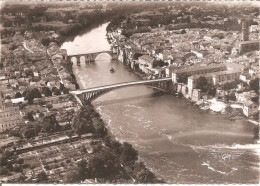 VILLENEUVE-sur-LOT (47) Vue D'Ensemble (LA FRANCE VUE DU CIEL)  CPSM GF - Villeneuve Sur Lot