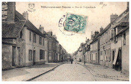 89 VILLENEUVE SUR YONNE - La Rue Valprofonde. - Villeneuve-sur-Yonne