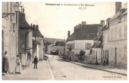 89 VERMENTON - La Gendarmerie, Rue Nationale  - Vermenton