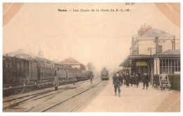 89 SENS - Les Quais De La Gare Du P.L.M - Sens