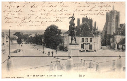 89 SEIGNELAY - Vue Generale De La Place. - Seignelay