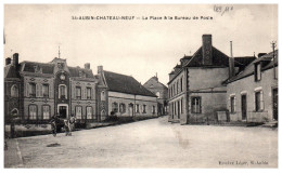 89 SAINT AUBIN CHATEAUNEUF - La Place & Le Bureau De Poste  - Sonstige & Ohne Zuordnung