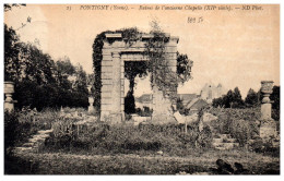 89 PONTIGNY - Ruines De L'ancienne Chapelle  - Pontigny