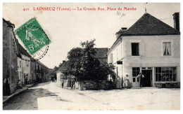 89 LAINSECQ - La Grande Rue, Place Du Marche  - Sonstige & Ohne Zuordnung