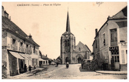 89 CHEROY - La Place De L'eglise. - Cheroy