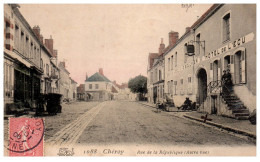 89 CHEROY - La Rue De La Republique (autre Vue) - Cheroy