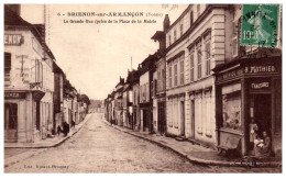 89 BRIENON SUR ARMANCON - Grande Rue Depuis La Place  - Brienon Sur Armancon