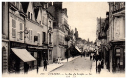 89 AUXERRE - Perspective De La Rue Du Temple.  - Auxerre