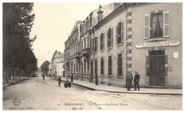 88 REMIREMONT - Les Postes Et Boulevard Thiers. - Remiremont