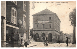 88 FONTENOY LE CHATEAU- Mairie Et Place Gilbert. - Autres & Non Classés