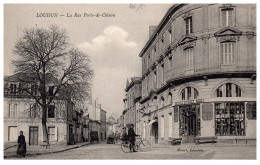 86 LOUDUN - La Rue Porte De Chinon  - Loudun