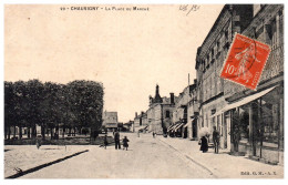 86 CHAUVIGNY - La Place Du Marche. - Chauvigny