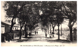 85 SAINT GILLES SUR VIE - L'avenue De La Plage  - Saint Gilles Croix De Vie