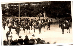 86 BLANZAY - CARTE PHOTO - Fete De Cavalier 15 Aout 1937 - Andere & Zonder Classificatie