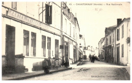 85 CHANTONNAY - Un Coin De La Rue Nationale  - Chantonnay