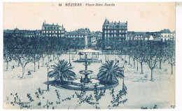 34 BEZIERS PLACE JEAN  JAURES  1932 - Beziers