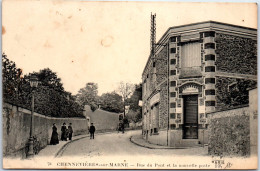 94 CHENNEVIERES - Rue Du Pont Et Nouvelle Poste. - Chennevieres Sur Marne