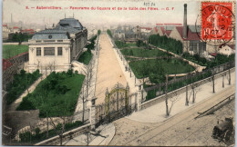 93 AUBERVILLIERS - Panorama Du Square Et De La Salle Des Fetes. - Aubervilliers