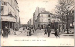 92 NEUILLY SUR SEINE - Place & Rue Du Chateau. - Neuilly Sur Seine