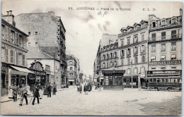 92 ASNIERES - Vue Partielle De La Place De La Station. - Asnieres Sur Seine