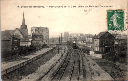 92 BECON LES BRUYERES - Perspective De La Gare Depuis Pont - Altri & Non Classificati