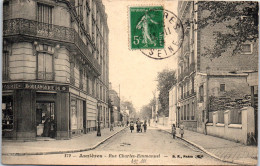 92 ASNIERES - La Rue Charles Emmanuel. - Asnieres Sur Seine