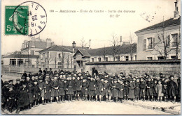 92 ASNIERES - Ecole Du Centre, Sortie Des Garcons. - Asnieres Sur Seine