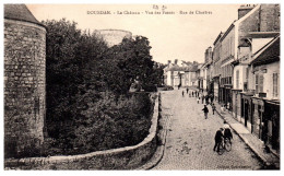 91 DOURDAN - Le CHATEAUvue Des Fosses Rue De Chartres - Dourdan