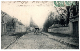 91 ANGERVILLE - La Route De Paris. - Angerville