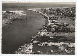 X123139 HERAULT VALRAS PLAGE VUE AERIENNE SUR L' ORB AU 1° PLAN LE CLUB NAUTIQUE DANS LE FOND VALRAS PLAGE - Other & Unclassified