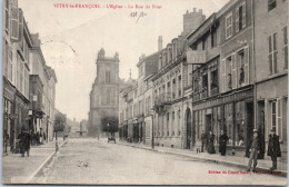 51 VITRY LE FRANCOIS - L'eglise, La Rue Du Pont  - Vitry-le-François