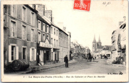 50 LA HAYE DU PUITS - Rue Du Calvaire Et Place Du Marche  - Autres & Non Classés