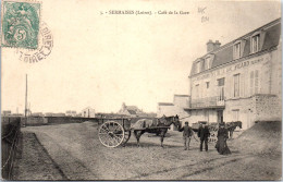 45 SERMAISES DU LOIRET - Le Cafe De La Gare. - Other & Unclassified