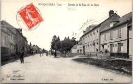 60 FEUQUIERES - Entree De La Rue De La Gare -  - Sonstige & Ohne Zuordnung