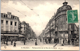 59 ROUBAIX - Perpsective De La Rue De La Gare. - Roubaix