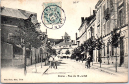 58 COSNE SUR LOIRE - La Rue Du 14 Juillet -  - Cosne Cours Sur Loire