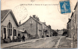 58 CERCY LA TOUR - Avenue De La Gare Et La Barriere -  - Sonstige & Ohne Zuordnung