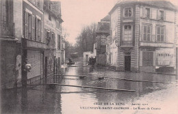 Villeneuce Saint Georges - Inondation - Janvier 1910  - Route De Crosnes  - CPA°J - Villeneuve Saint Georges