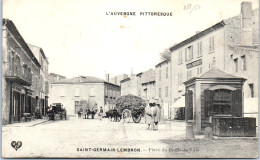 63 SAINT GERMAIN LEMBRON - La Place Du Poids De Ville. - Saint Germain Lembron