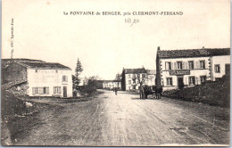 63 LA FONTAINE DU BERGER - Un Coin Du Village. - Autres & Non Classés