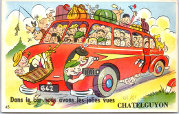 63 CHATELGUYON - Dans Le Car Nous Avons Une Jolie Vue (souvenir) - Châtel-Guyon